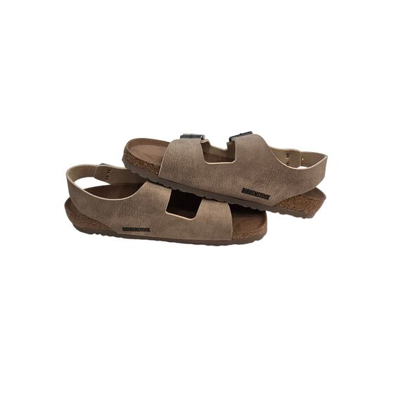 Birkenstock‎ Arizona Taupe Sandals Mens Size 11 Soft Footbed Comfort Slides